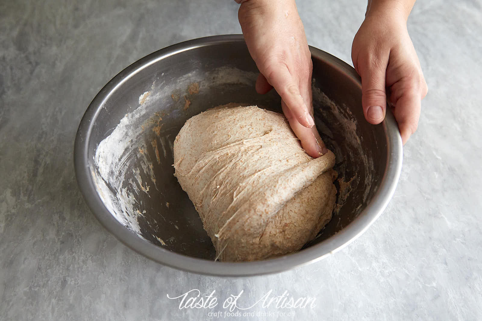 Artisan-Sourdough-Bread-Recipe-Stretch-Fold 1
