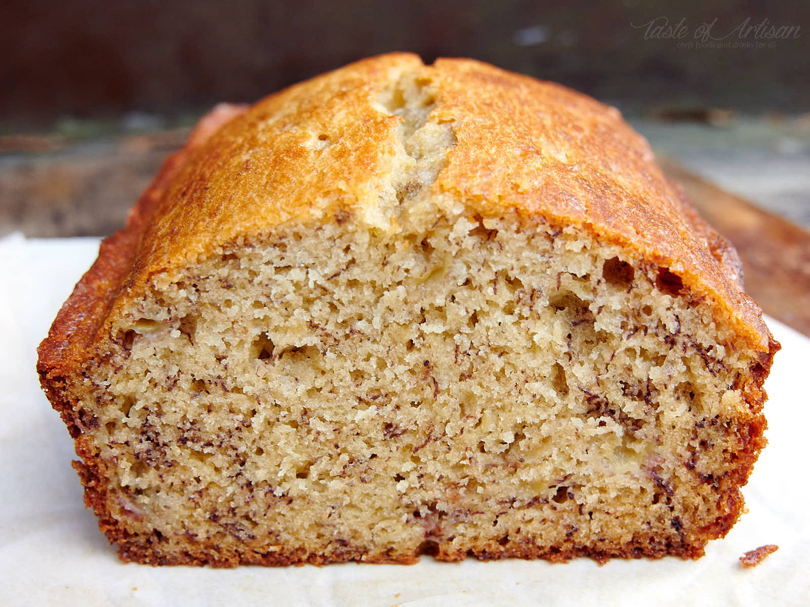 The Best tasting Banana Bread ever! No need for a mixer! Delicious, moist and simple classic banana bread recipe. | Taste of Artisan