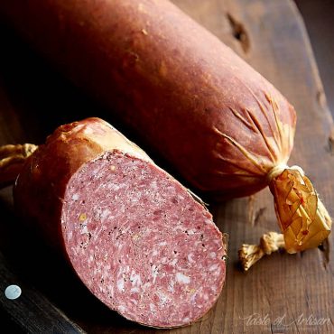 Learn how to make summer sausage at home with these easy to follow illustrated instructions. The best summer sausage recipe.| Taste of Artisan