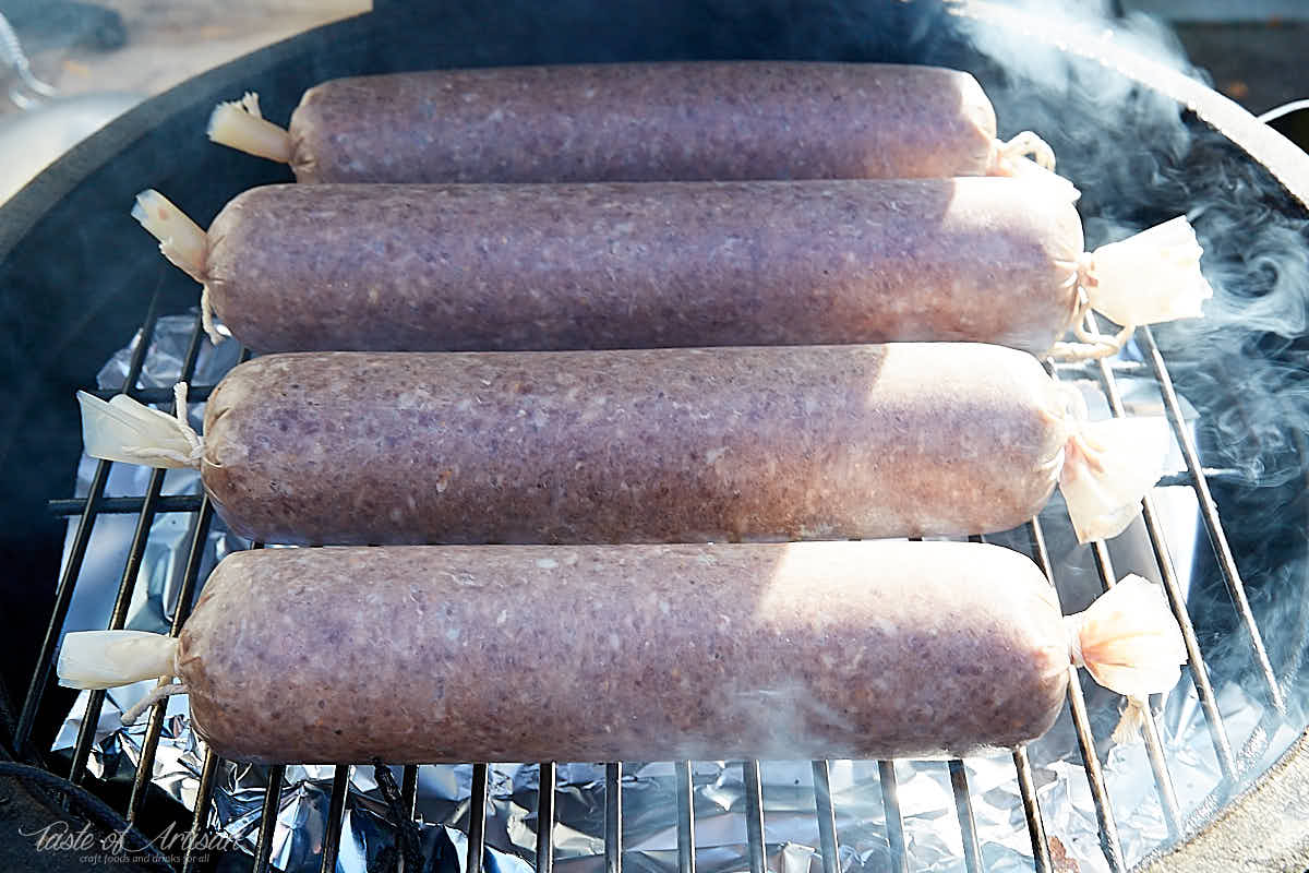 Summer sausage recipe. Finished smoked sausage. | Taste of Artisan