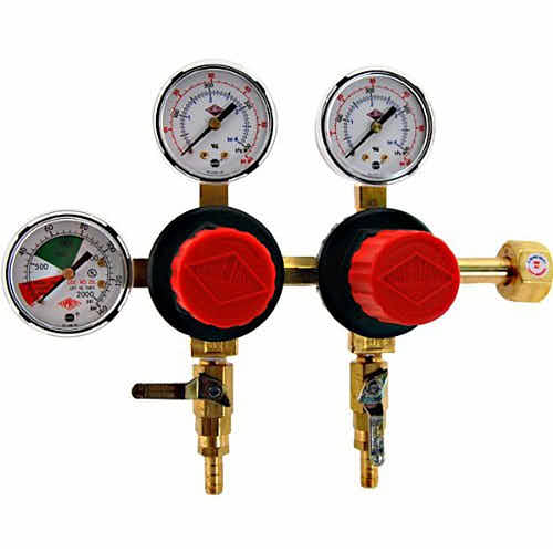 Kegerator Dual CO2 Regulator - | Taste of Artisan