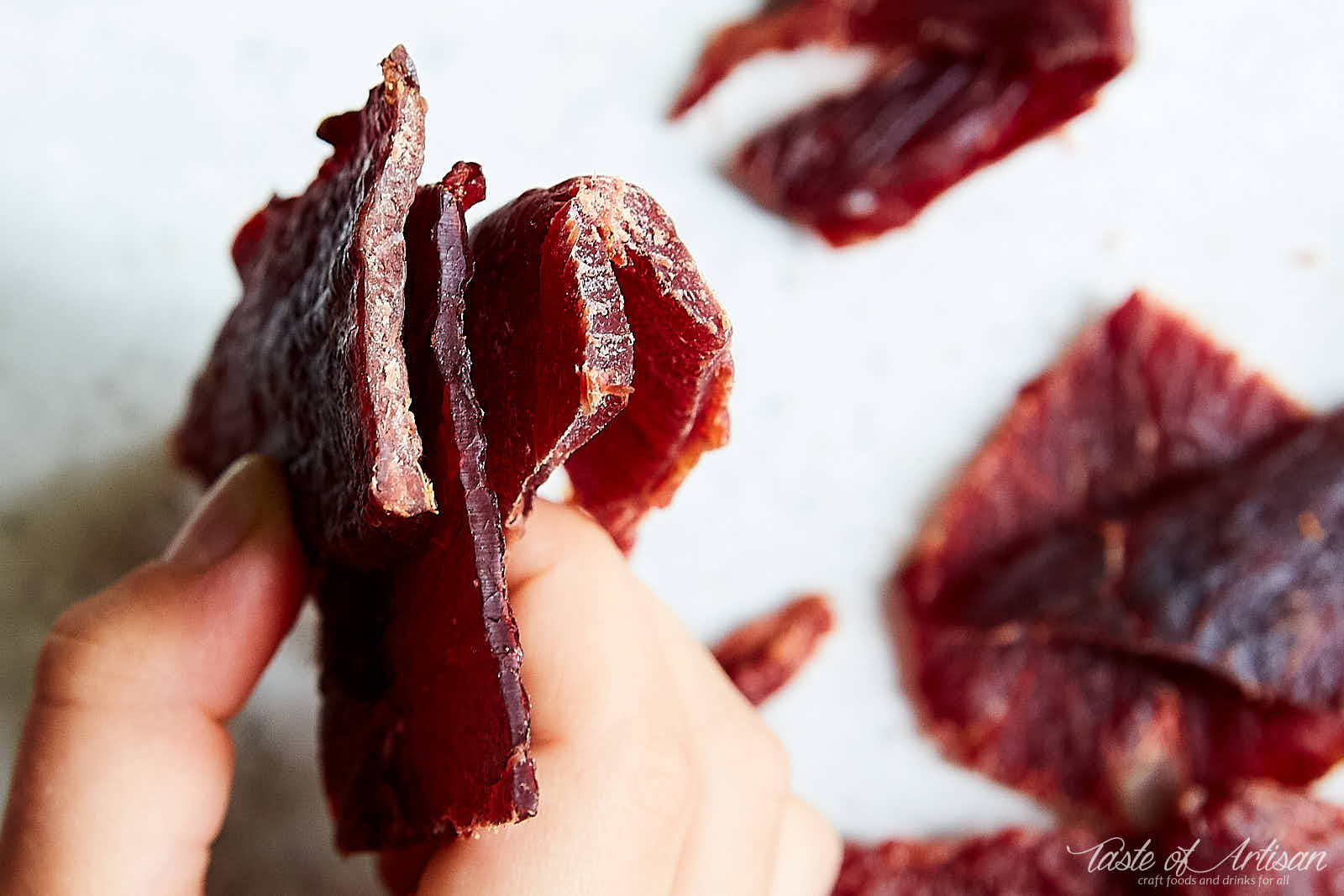 How to make beef jerky in the oven - comparison to Jack Links jerky. | Taste of Artisan