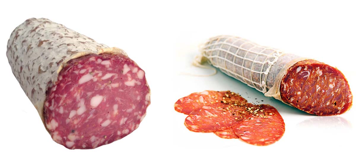 Salami in Home Meat Curing Chamber
