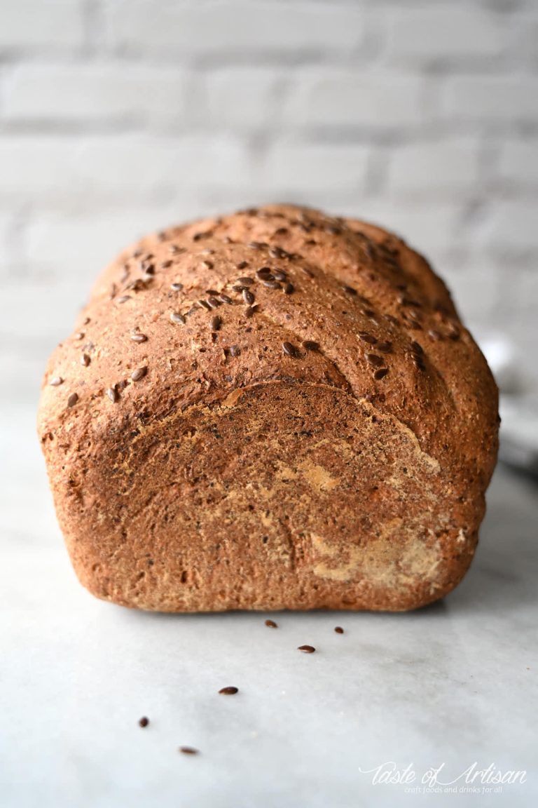 Country Flaxseed Bread - Taste of Artisan