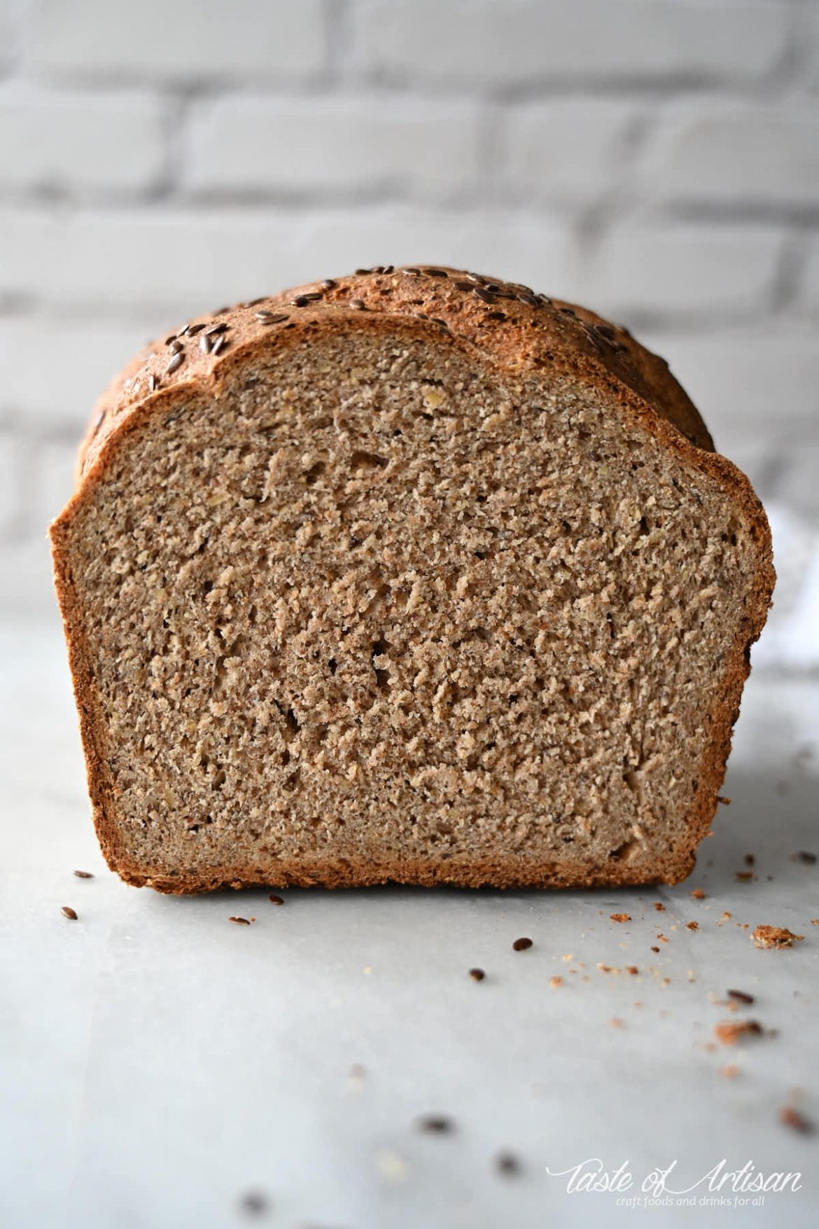 Country Flaxseed Bread - Taste of Artisan