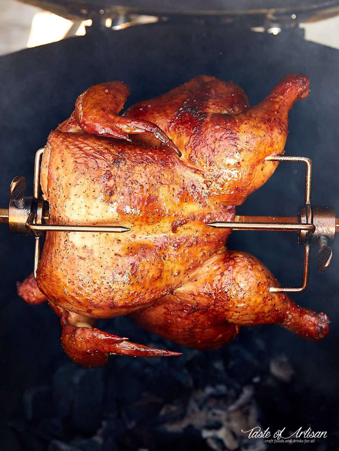 How to Make Rotisserie Chicken - Taste of Artisan