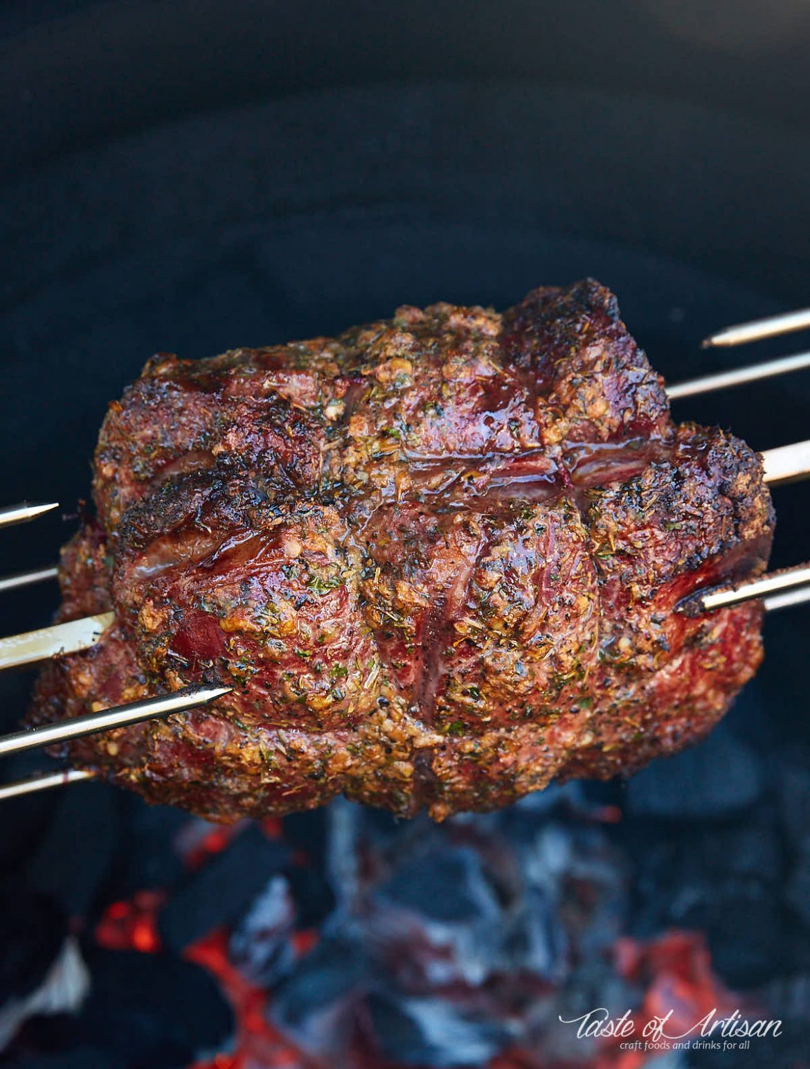 Rotisserie Top Round Roast With Garlic and Herbs Taste of Artisan