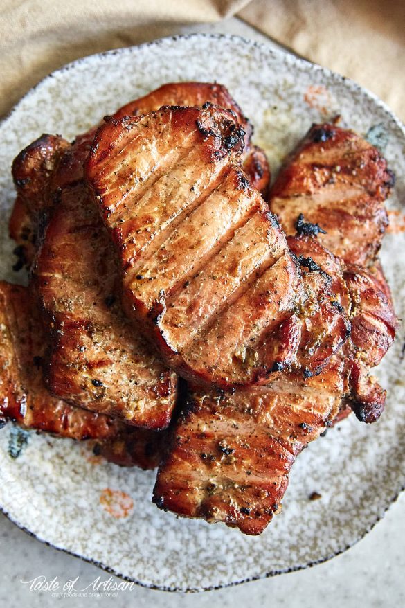 Smoked Pork Chops - Taste of Artisan