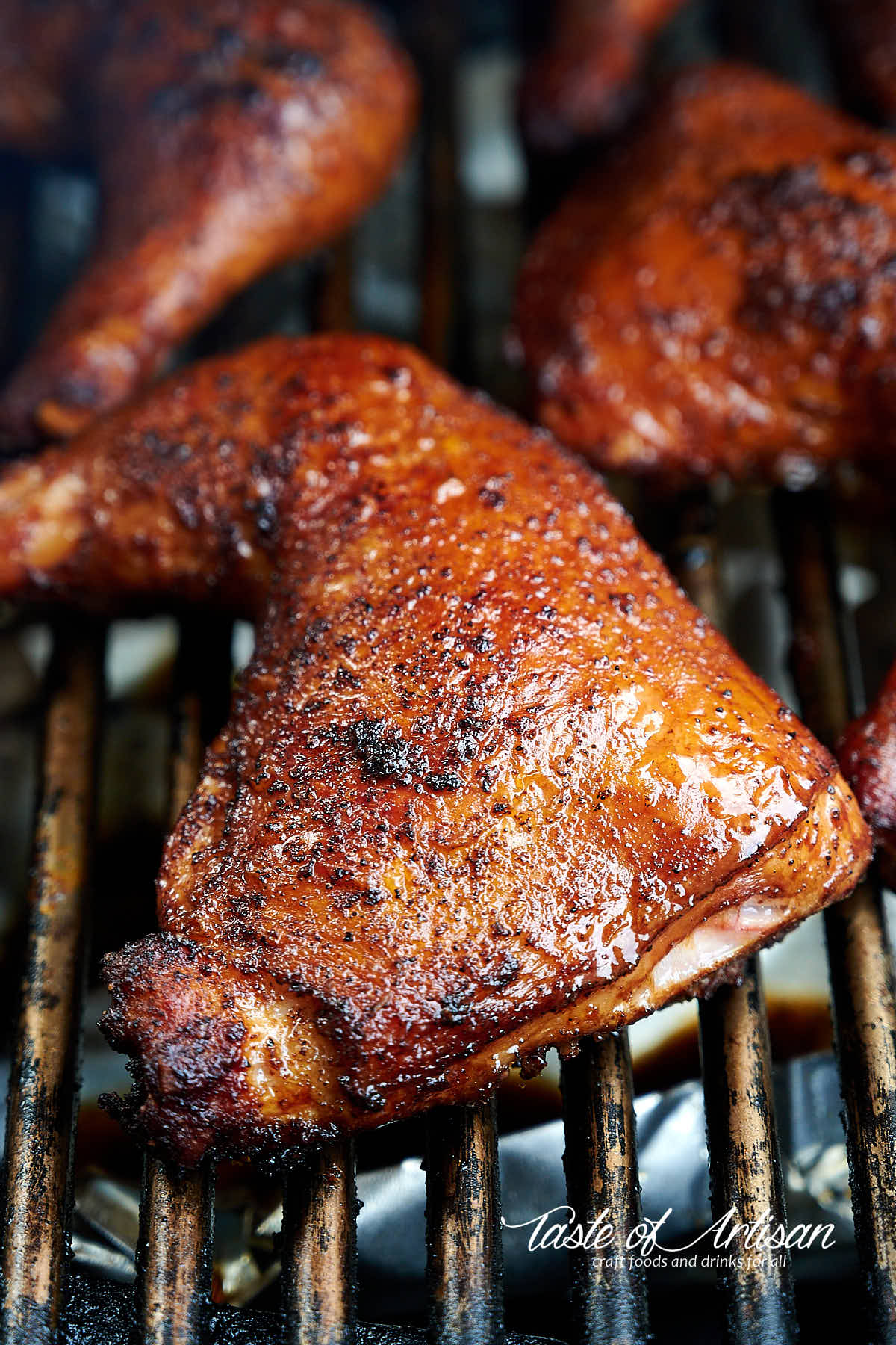 Smoked Chicken Leg Quarters Taste Of Artisan