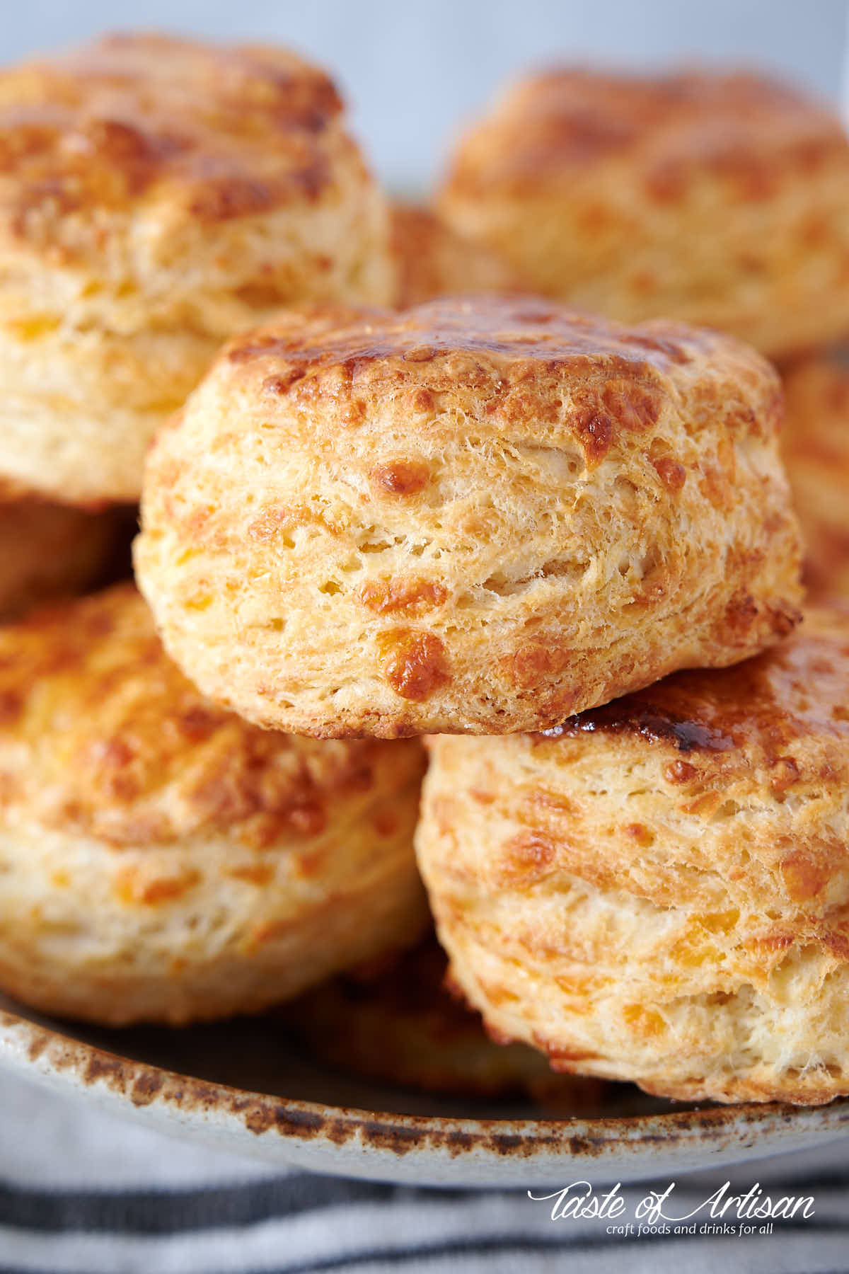 Biscuits in a big bowl.