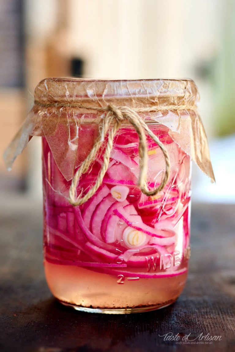 Pickled Red Onions - Taste of Artisan