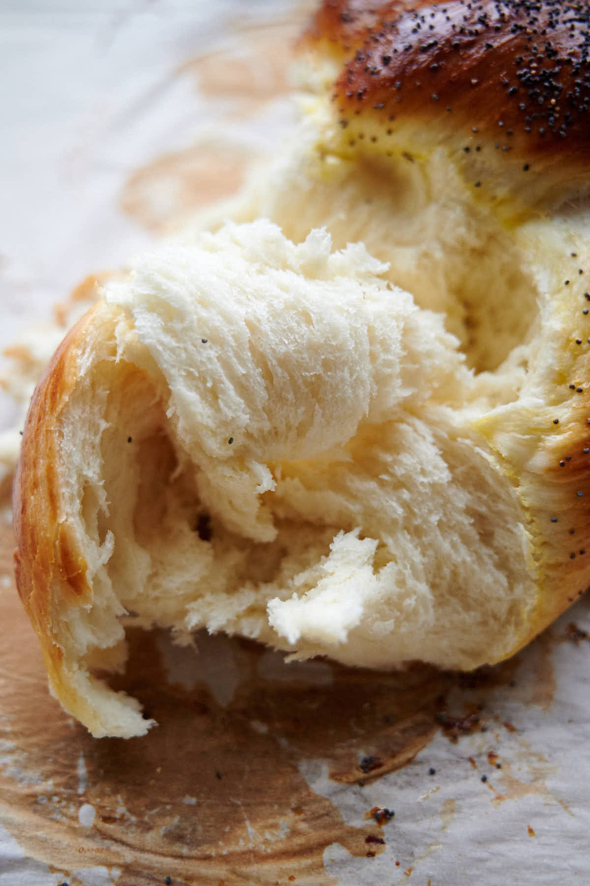 Chewy, easy to make, challah bread.