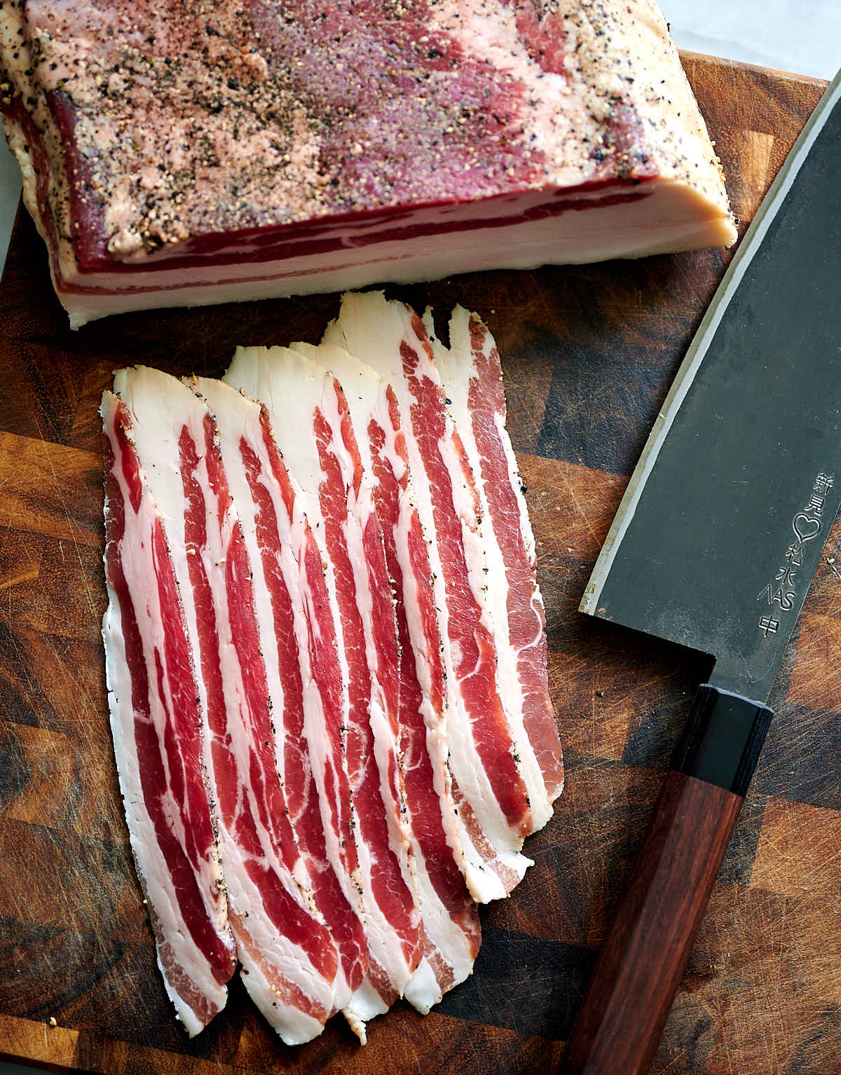 Heritage Pork Bacon - Darker meat, richer flavor