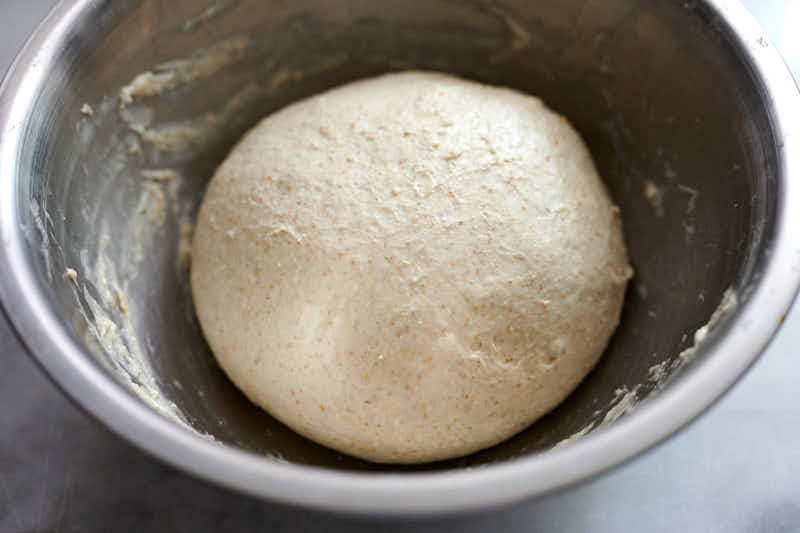 Dough shaped as a ball
