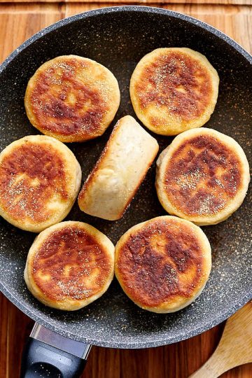 Quick Sourdough English Muffins - Taste of Artisan
