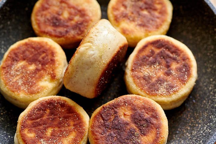 Quick Sourdough English Muffins - Taste Of Artisan