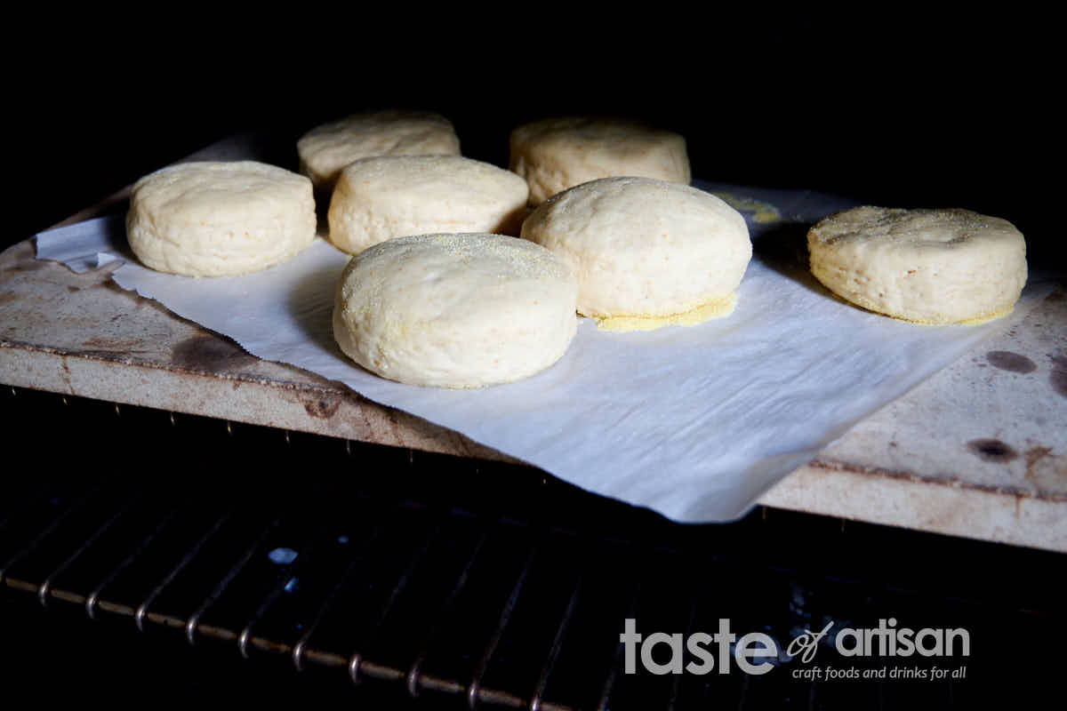 Baked Sourdough English Muffins - baked for only 7 minutes. Incredibly delicious and quick to make.