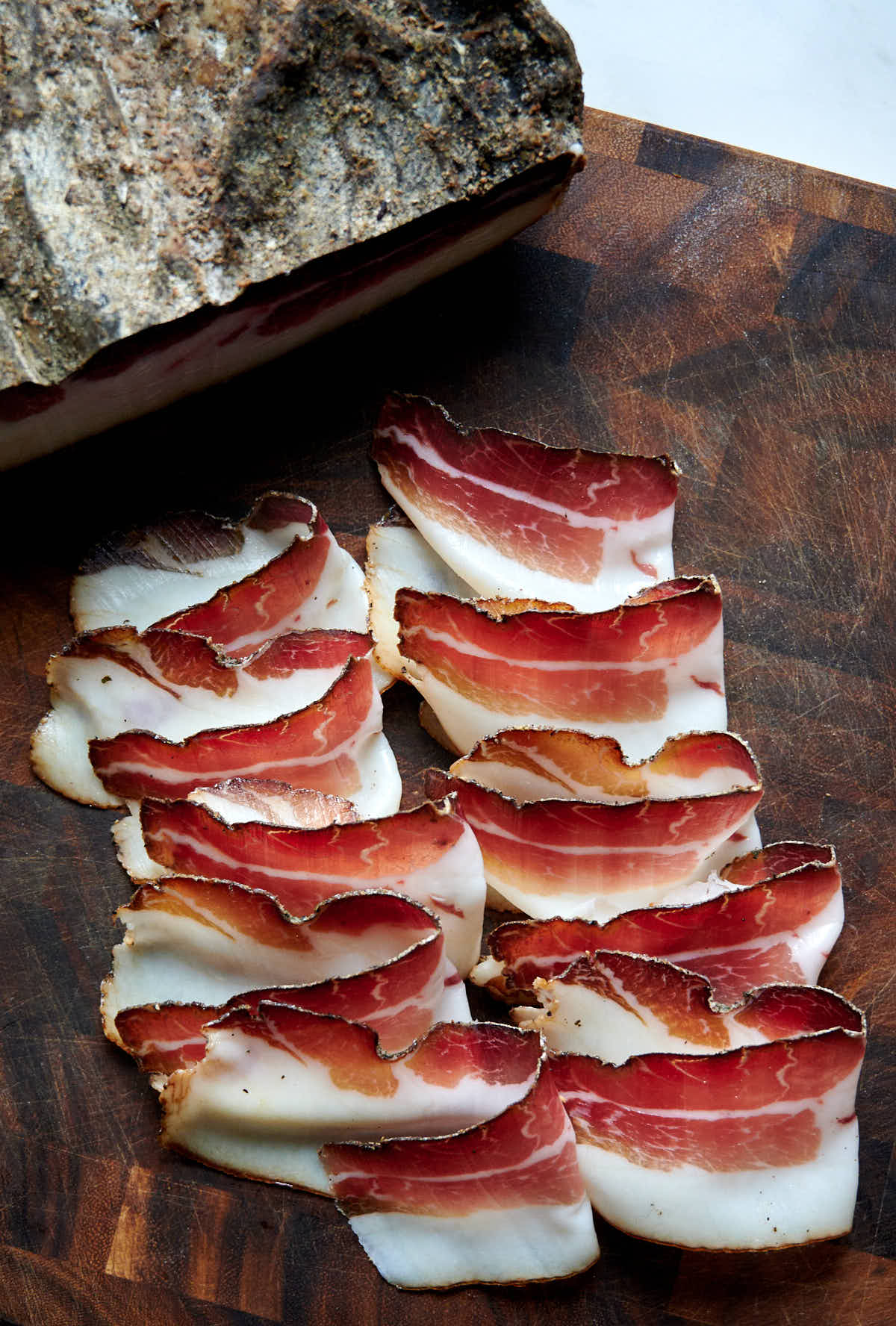 Speck - Italian dry-cured ham.