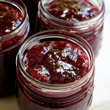 Homemade Low Sugar Strawberry Jam without pectin.