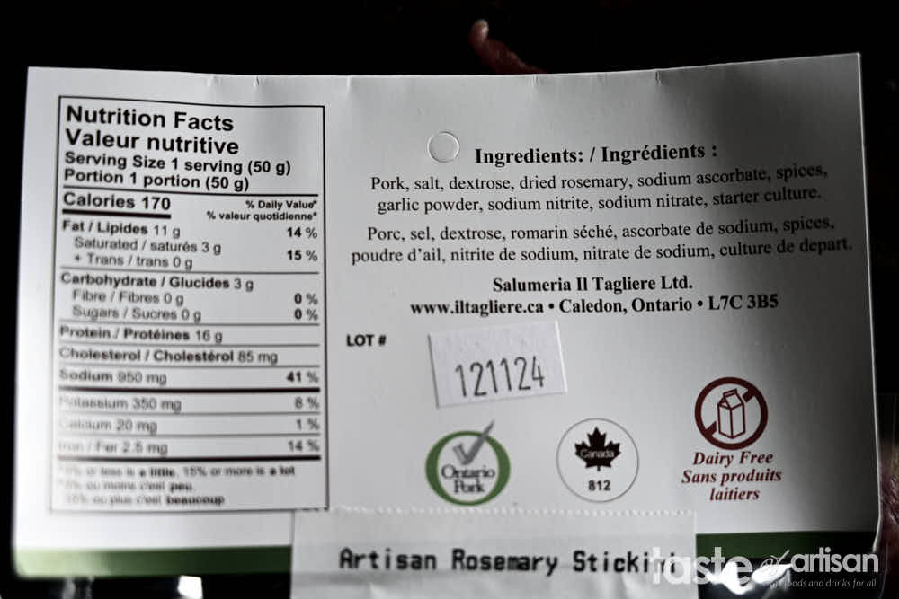 Salami Sticks Taste of Artisan