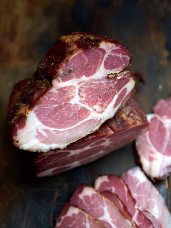 Homemade Smoked Buckboard Bacon with Honey Garlic Flavor Taste of Artisan