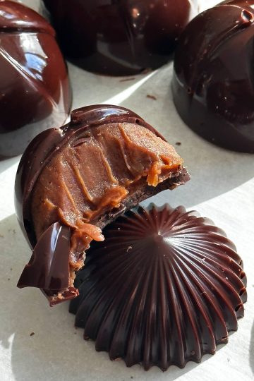 Pumpkin Caramel Ganache Chocolates