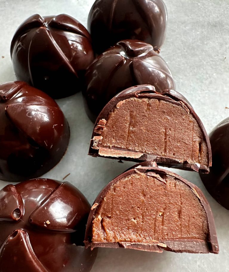 Pumpkin Caramel Ganache Chocolates Taste of Artisan