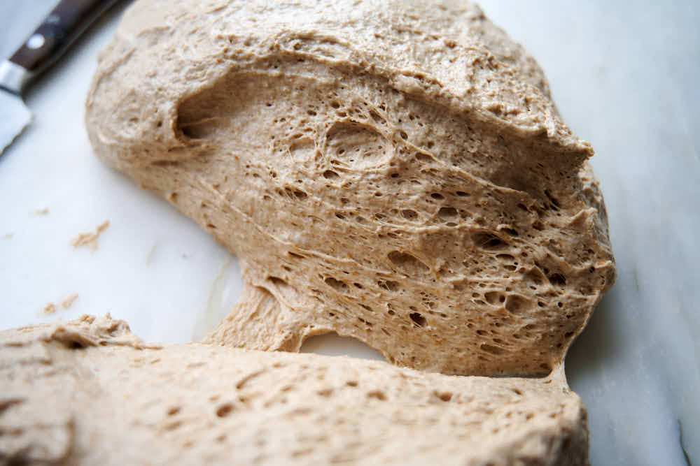 Reye bread dough