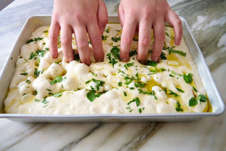 Overnight No Knead Focaccia - Taste Of Artisan