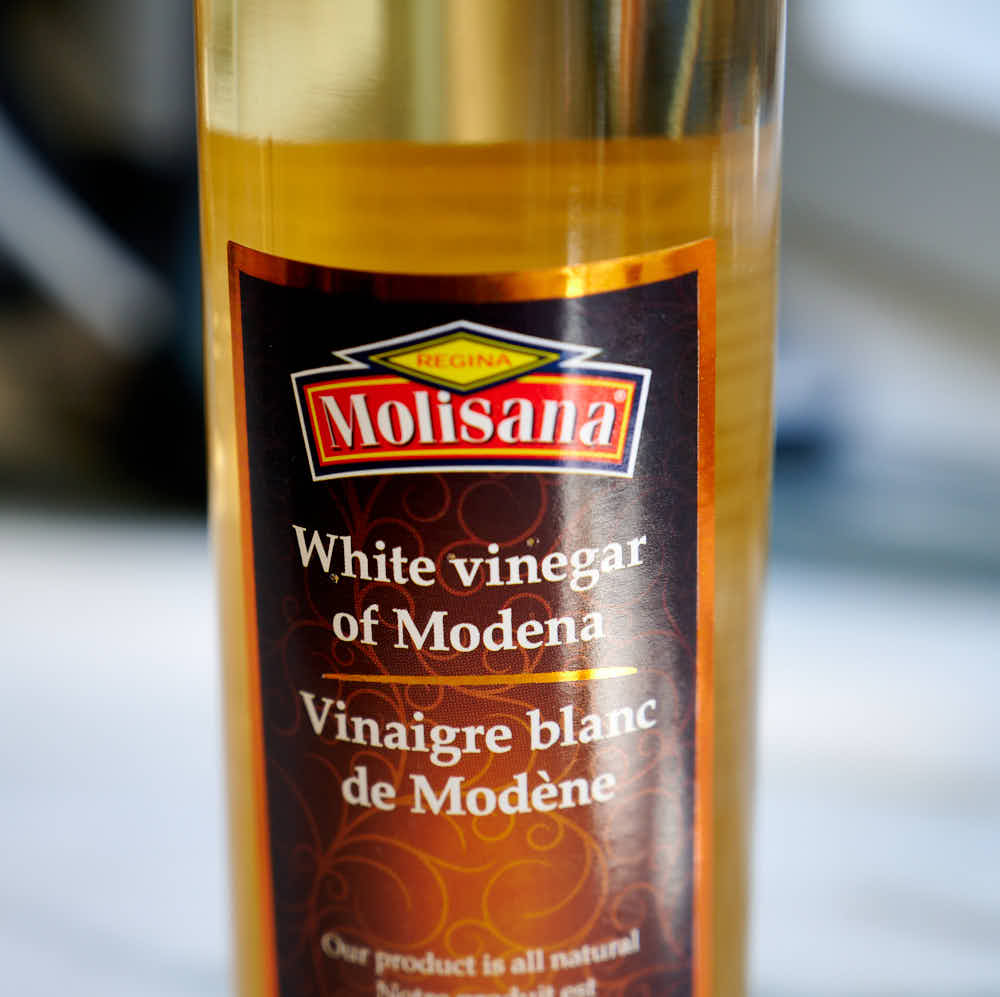 White vinegar of Modena