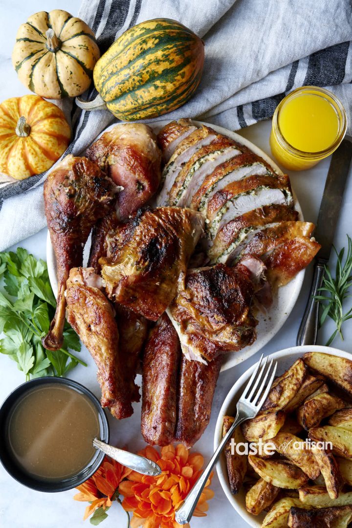 tie turkey for rotisserie